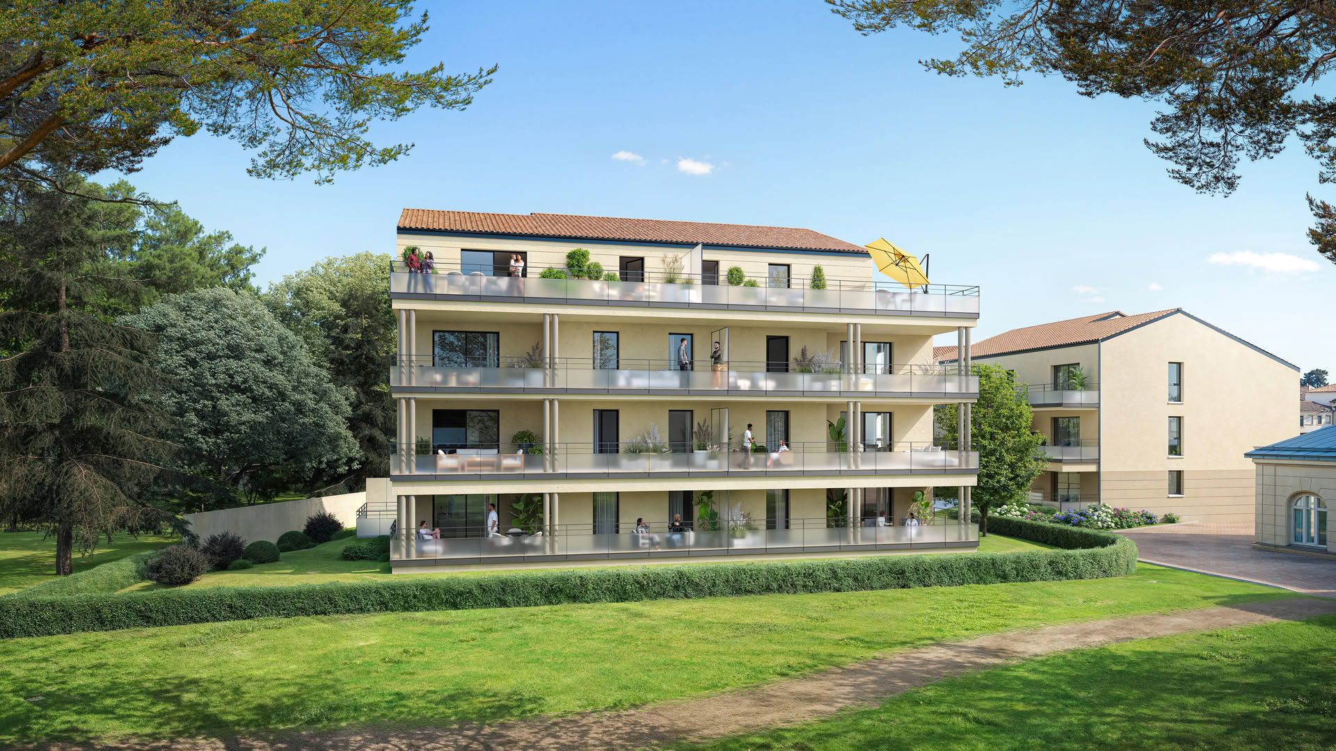 L'Orée du Parc - Perspective extérieure