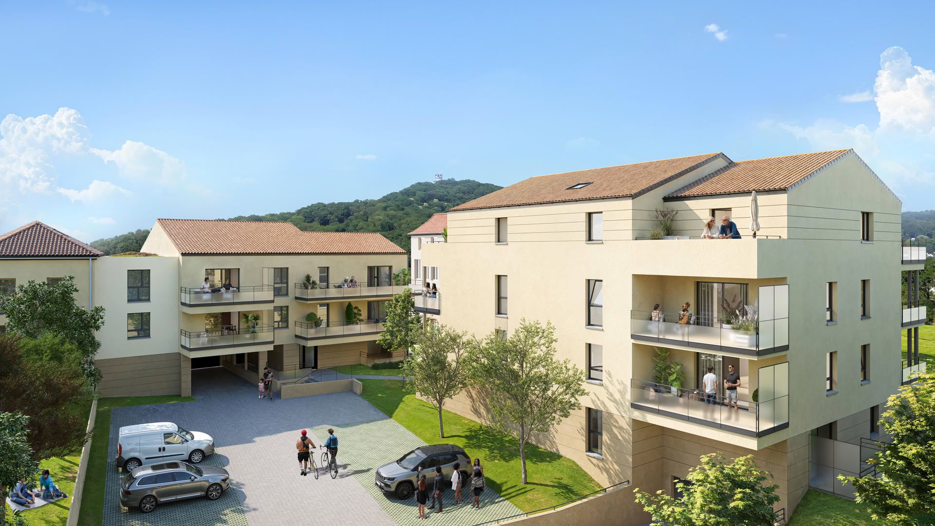 L'Orée du Parc - Perspective extérieure