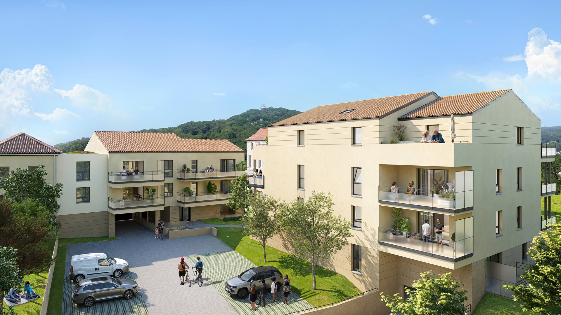 L'Orée du Parc - Perspective extérieure